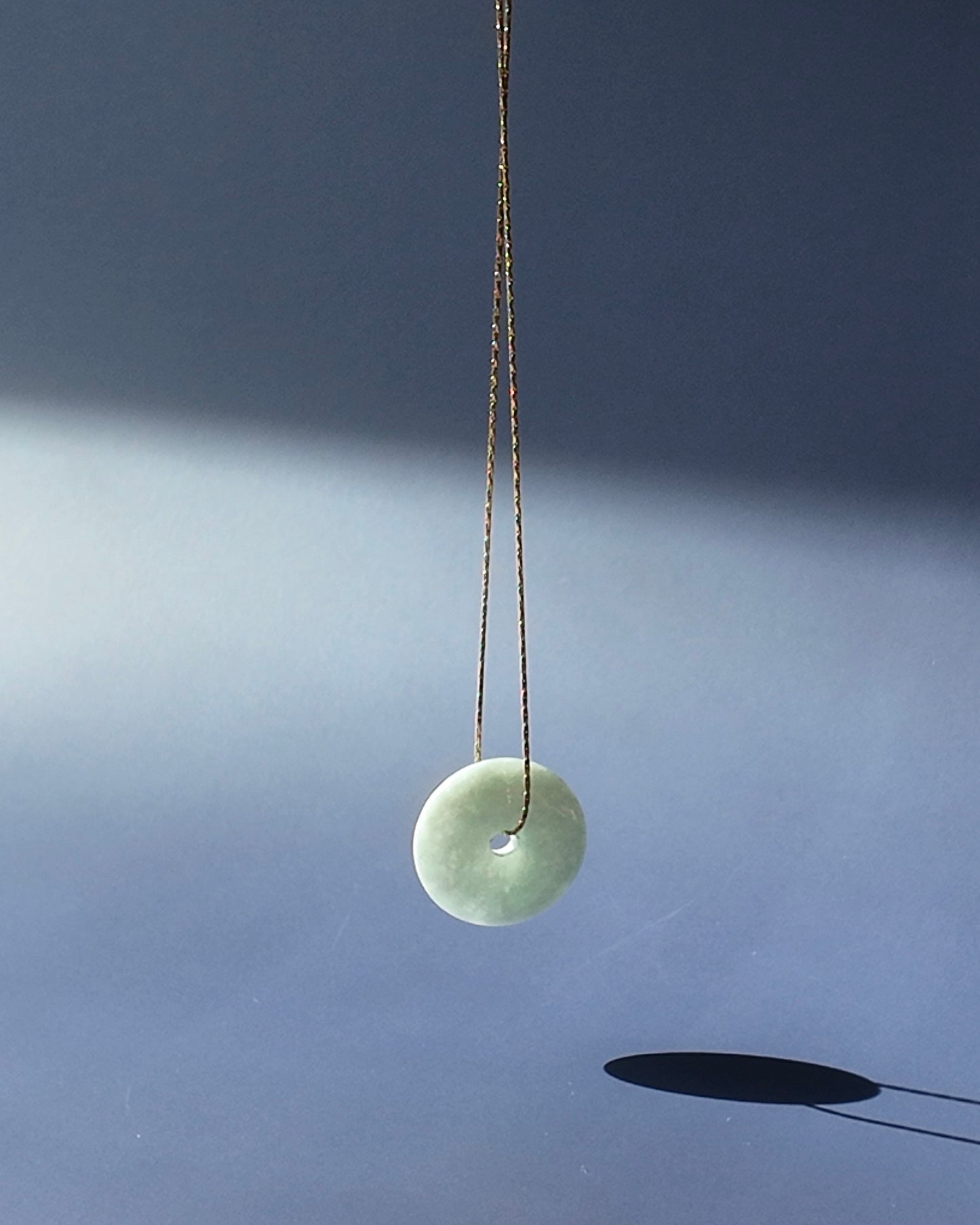 LETTIE JADE BUTTON NECKLACE