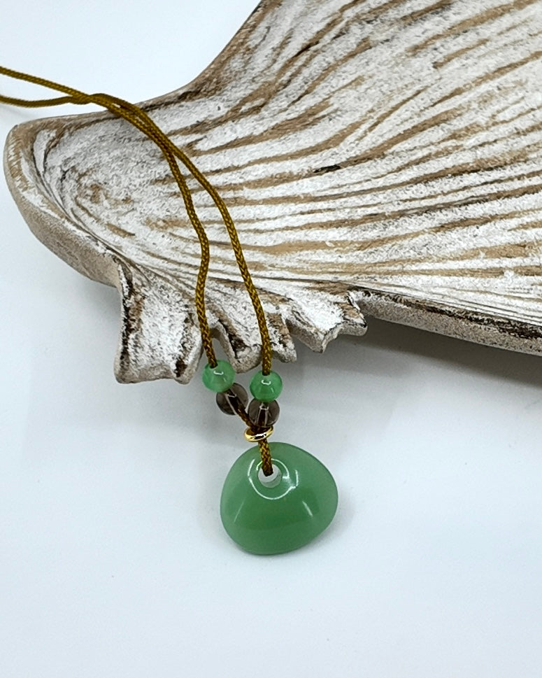 TALLY JADE MONEY BAG NECKLACE