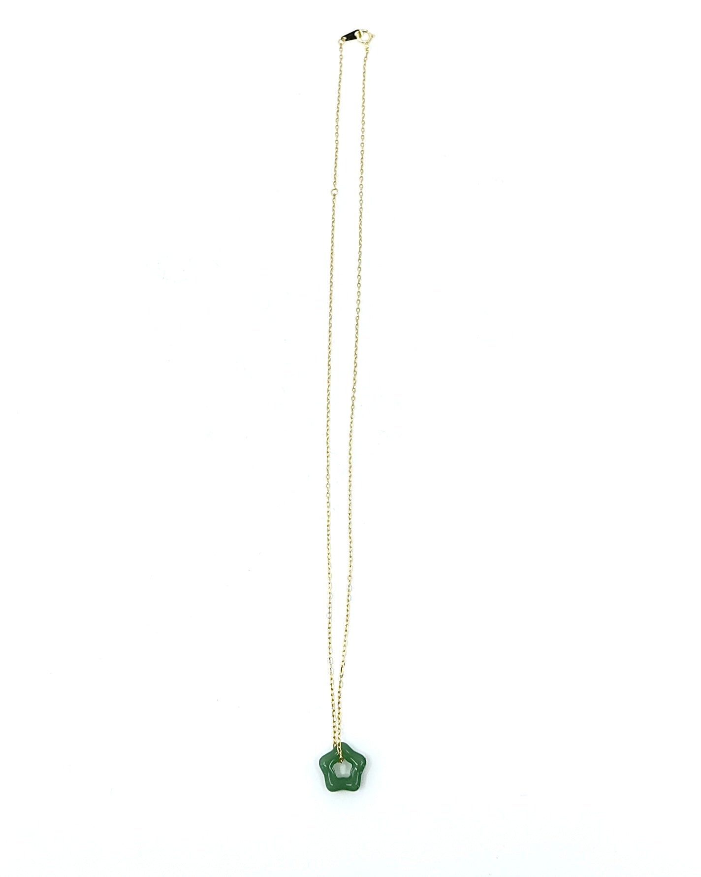 NORA JADE FLOWER NECKLACE