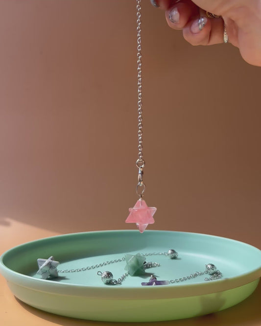TORI WATERMELON TOURMALINE PENDULUM